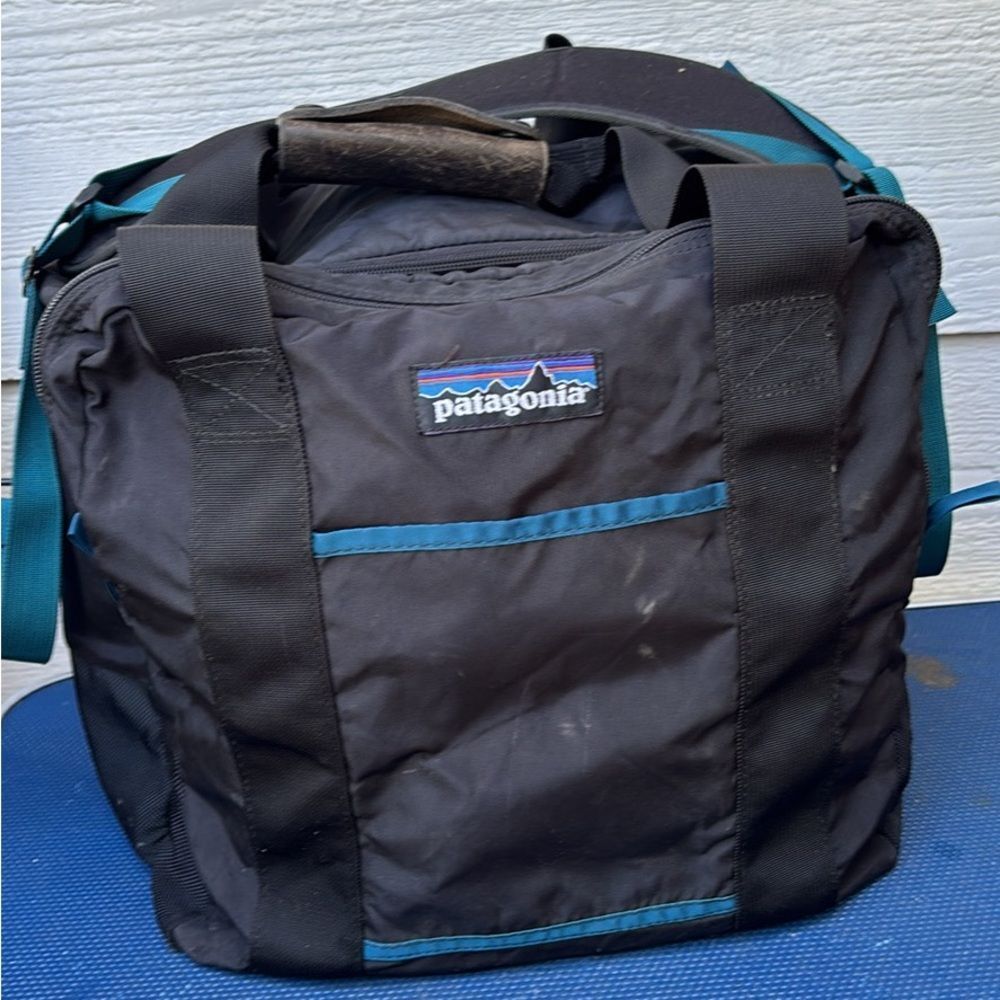 Vintage Patagonia Under Seat Black Duffel Bag